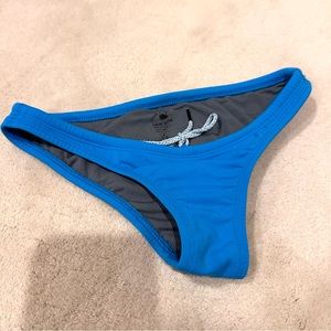 Blue Jolyn Bikini Bottom (Size Small)